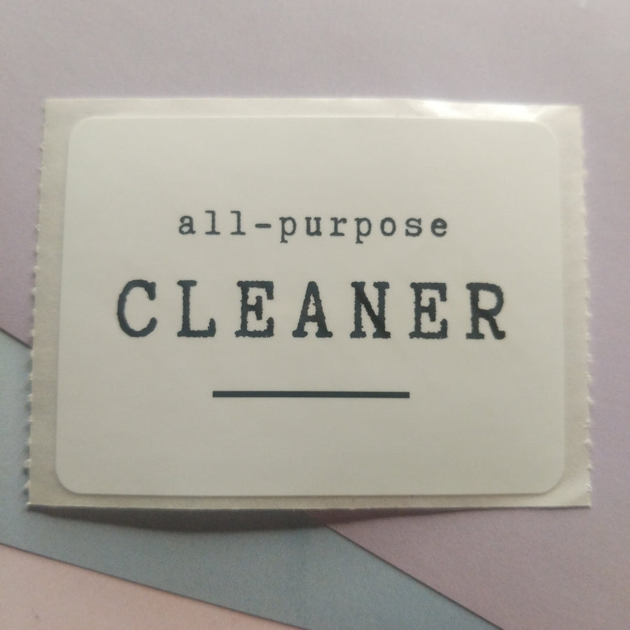All Purpose Cleaner B&W